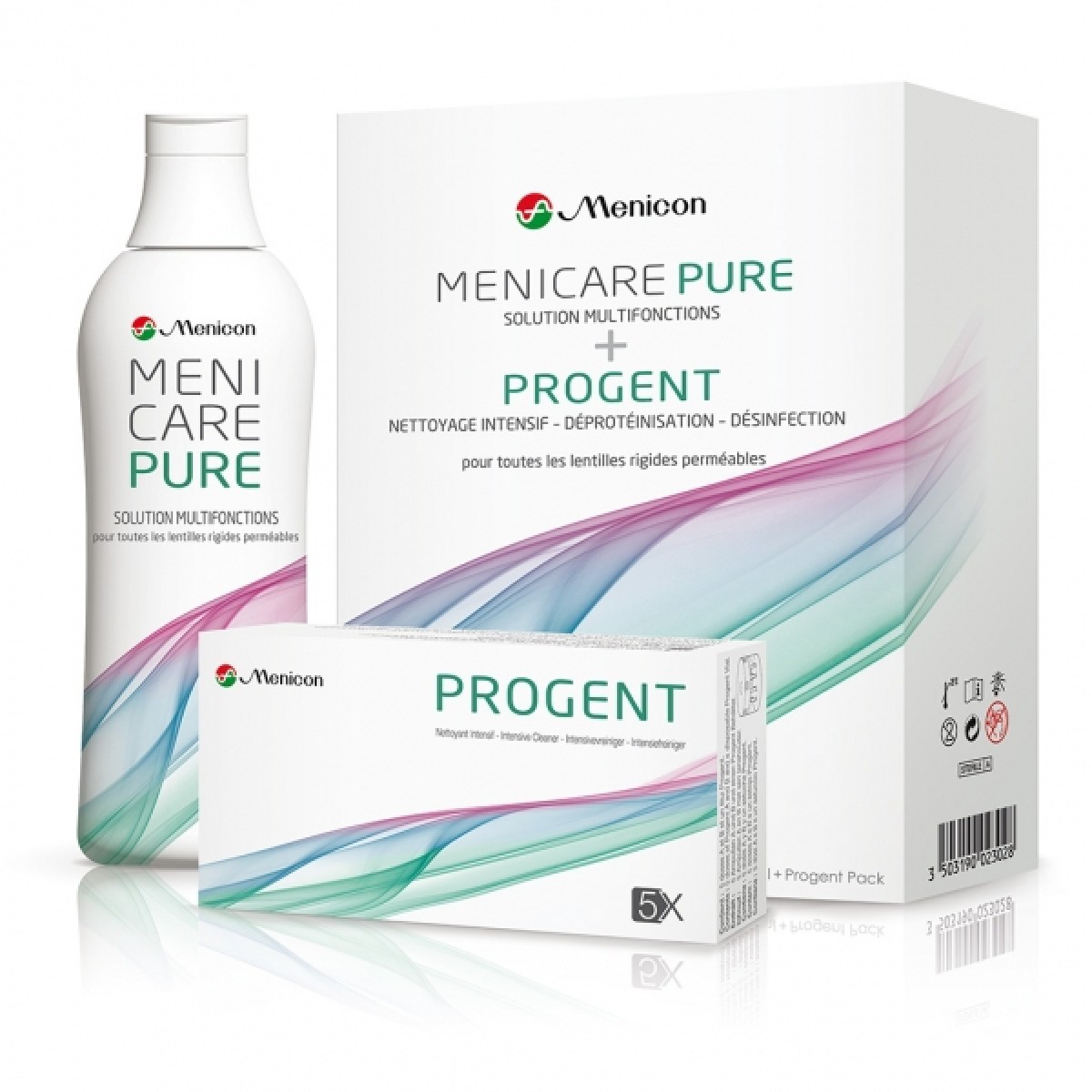 Pack 1+1 Menicare Pure 250ml + Progent