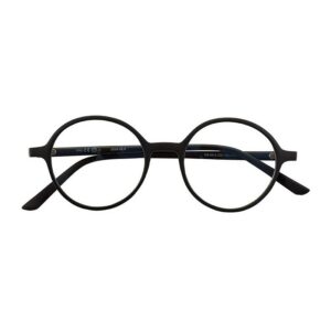 Lunettes ronde noire - Lumière bleue