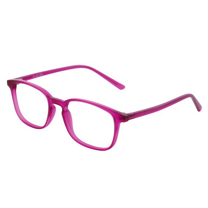 Lunettes Rectangle Rose foncée - Lumière bleue
