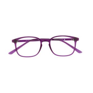 Lunettes Rectangle Violette - Lumière bleue