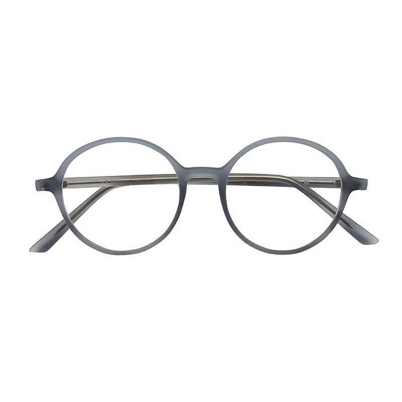 Lunettes Ronde Grise - Lumière bleue