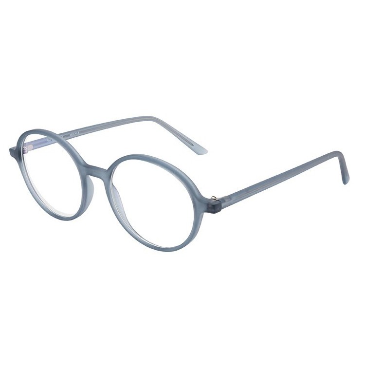 Lunettes Ronde Grise - Lumière bleue