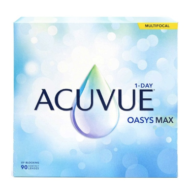 Acuvue Oasys 1 Day Max Multifocale - 90 lentilles