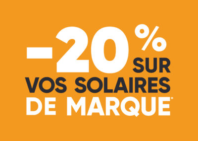 Offre Manéo : -20% sur vos solaires de marque